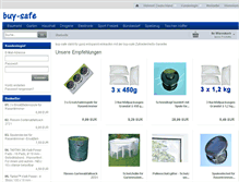 Tablet Screenshot of buy-safe.de